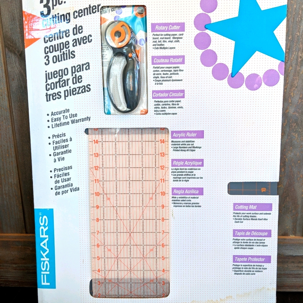 Fiskars 3 Piece Cutting Set NIB